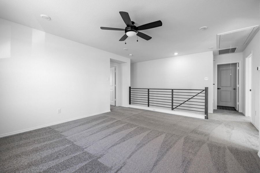 Spacious, unfurnished interior of a new home in Salerno - Heritage Collection, Round Rock (Image 19).