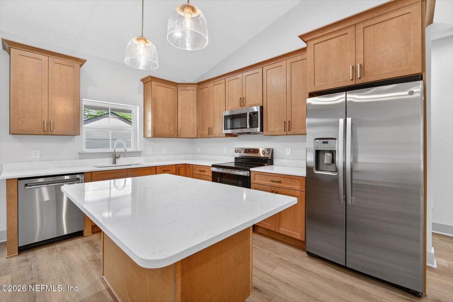 Furnished interior view inside a new home in , San Mateo (Image 5).