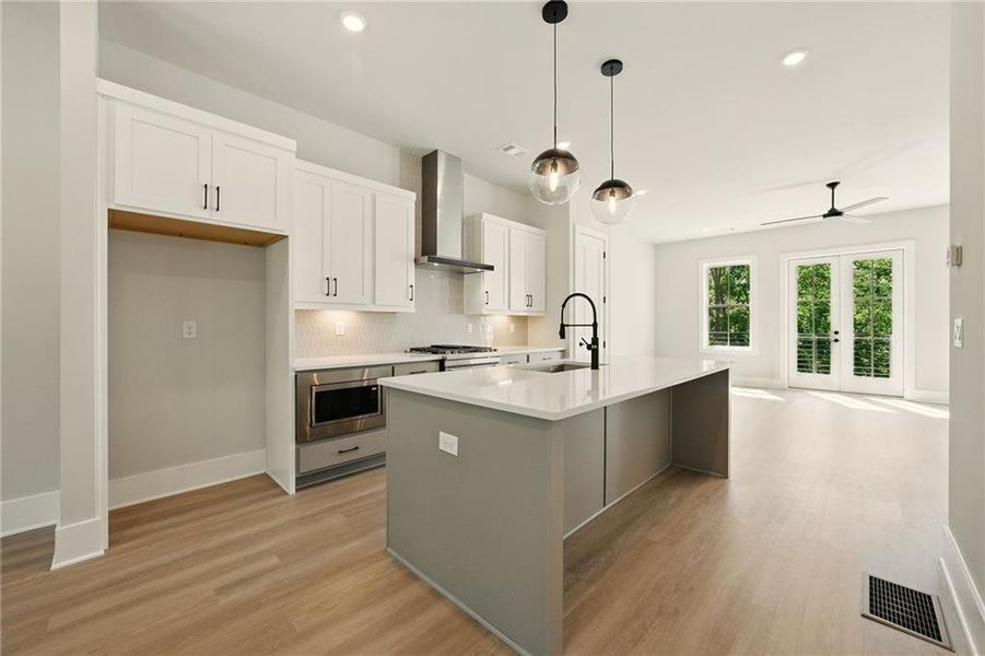 Furnished interior view inside a new home in , Atlanta (Image 10).
