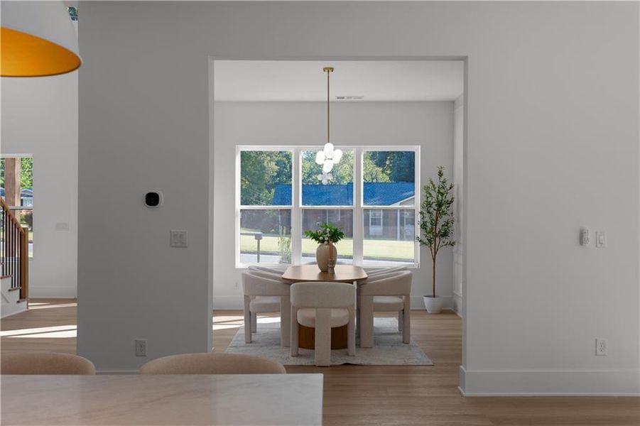 Furnished interior view inside a new home in , Atlanta (Image 54).