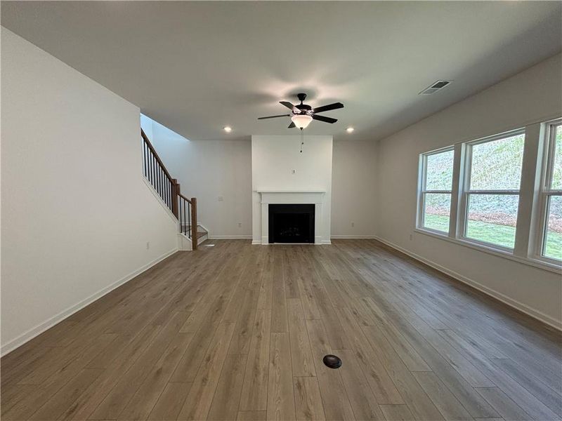 Spacious, unfurnished interior of a new home in Arbors at Richland Creek, Buford (Image 13). Spacious, unfurnished interior of a new home in Arbors at Richland Creek, Buford (Image 13).