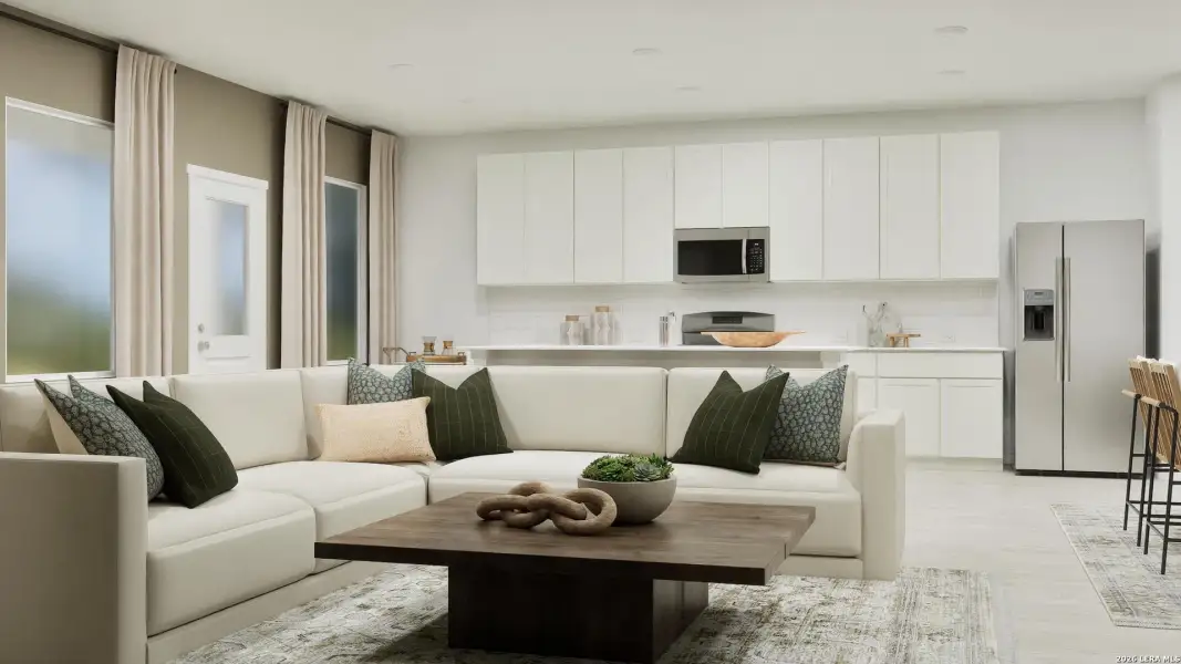 Furnished interior view inside a new home in Stone Garden, Elmendorf (Image 15).
