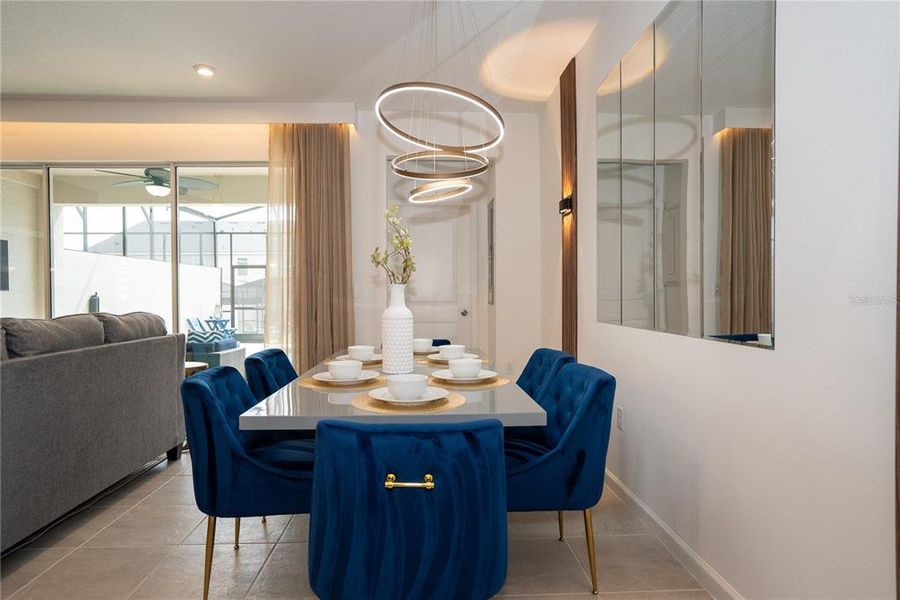 Furnished interior view inside a new home in , Kissimmee (Image 29).