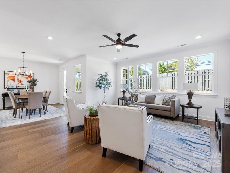 Furnished interior view inside a new home in Phillips Village, Matthews (Image 9).