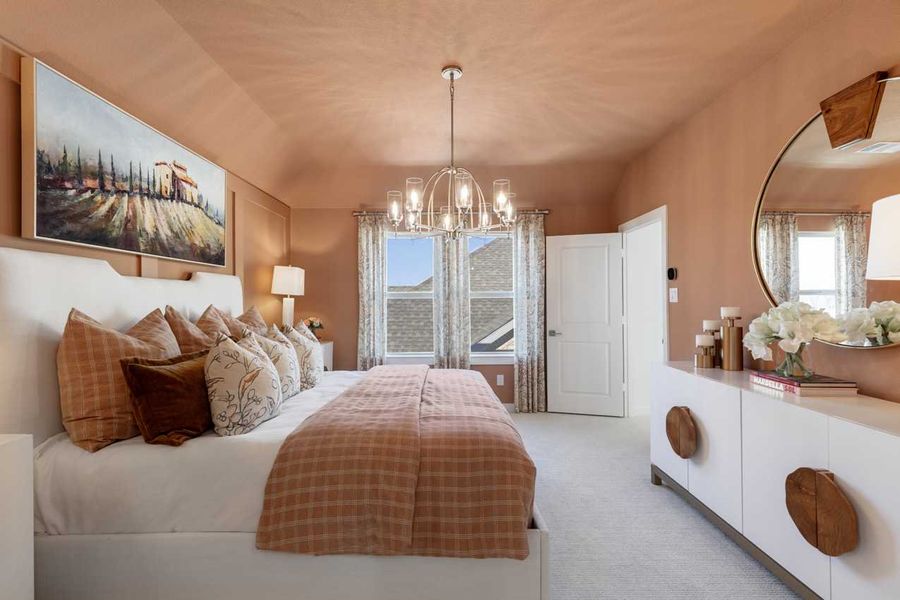 Representative Primary Bedroom - some options shown Representative Primary Bedroom - some options shown