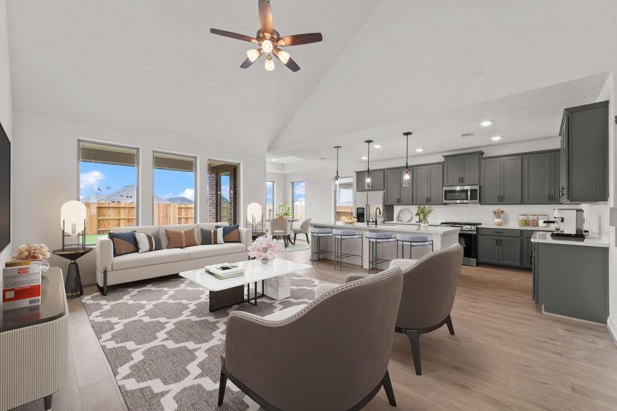 This home boasts a spacious open concept layout that combines the best of modern design and comfort for everyday living.