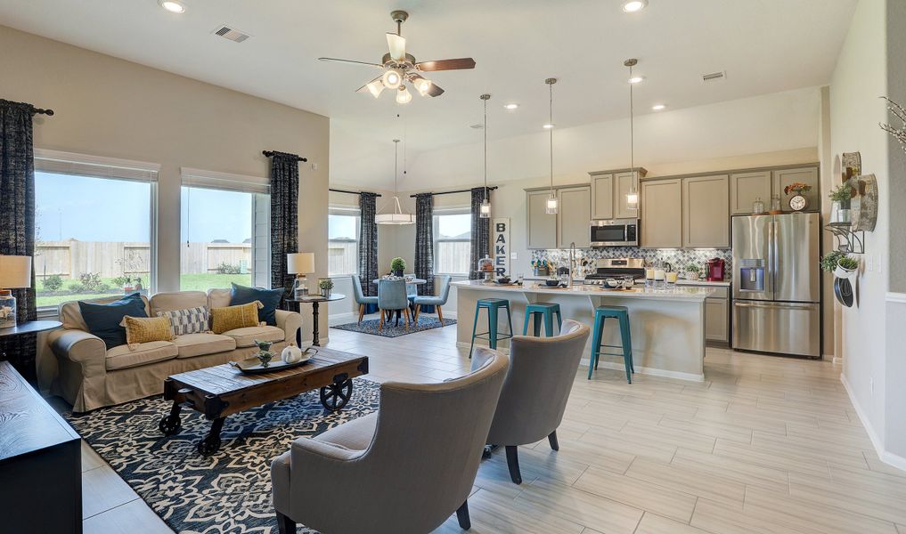 Open concept floorplan