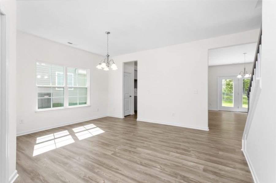 Spacious, unfurnished interior of a new home in Avondale, Greensboro (Image 19). Spacious, unfurnished interior of a new home in Avondale, Greensboro (Image 19).