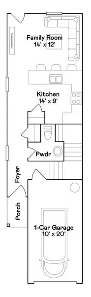 2D floor plan layout of this home in Indian Springs, Crosby, TX (Image 2).