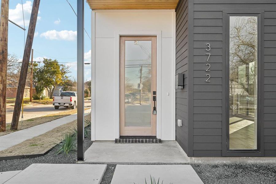 View of property entrance