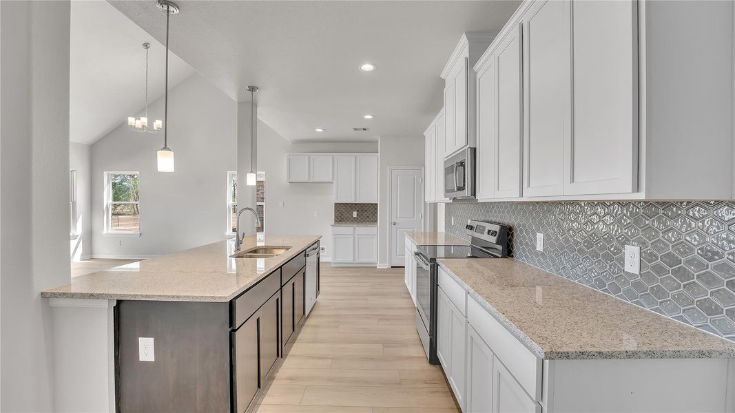 Pictures are of a completed home that is the same floorplan. Interior selections and exterior colors may differ.