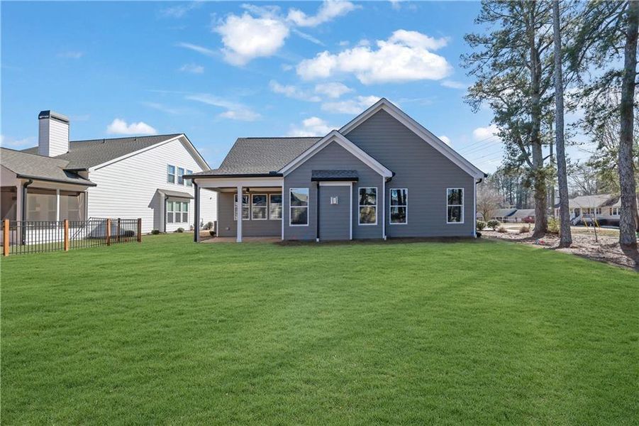 Exterior details and patio area of a home in , Canton (Image 26).