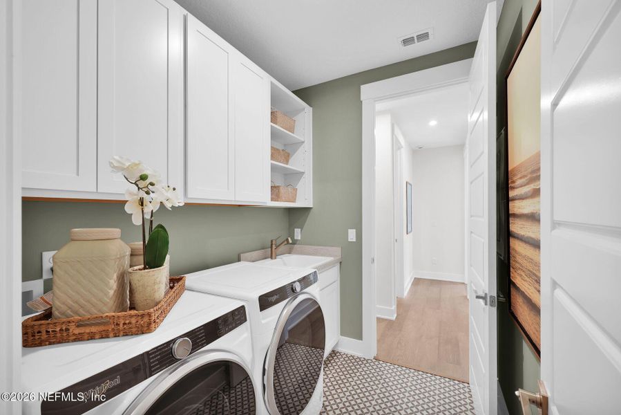 Furnished interior view inside a new home in Landing at Olde Florida, St. Augustine (Image 15).