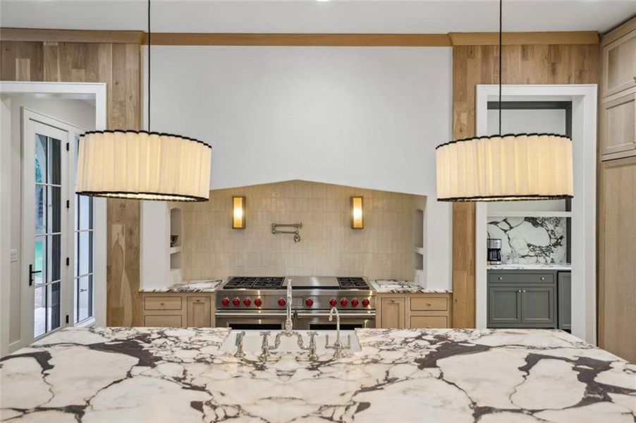 Furnished interior view inside a new home in Crossroads, Alpharetta (Image 50).