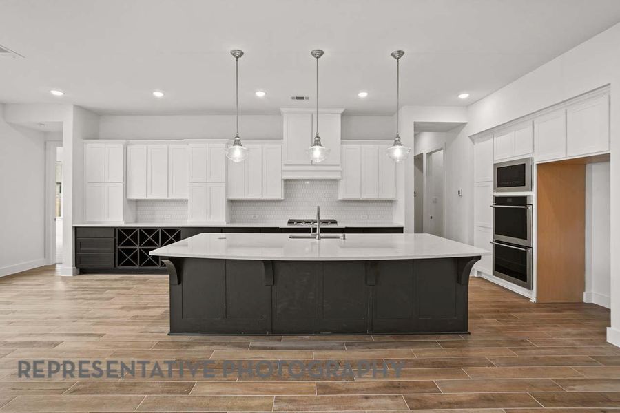 Furnished interior view inside a new home in Grange: 60ft. lots, Katy (Image 5).