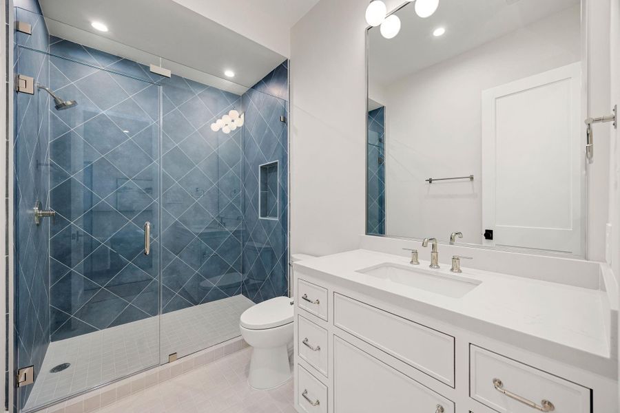 Furnished interior view inside a new home in , Houston (Image 9).