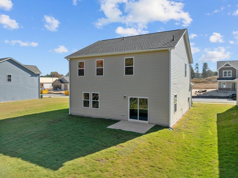 Representative exterior details of a home built from the Radiance by Starlight Homes in Green Hill, Louisburg (Image 25). Representative exterior details of a home built from the Radiance by Starlight Homes in Green Hill, Louisburg (Image 25).