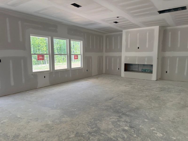 In-progress construction of a new home in The Point, Rolesville, NC (Image 13).