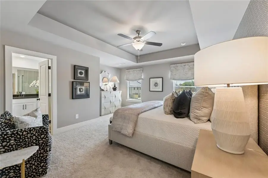 Furnished interior view inside a new home in Tribute, Hoschton (Image 30). Furnished interior view inside a new home in Tribute, Hoschton (Image 30).