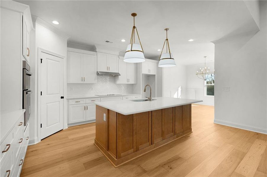 Furnished interior view inside a new home in , Calhoun (Image 6).