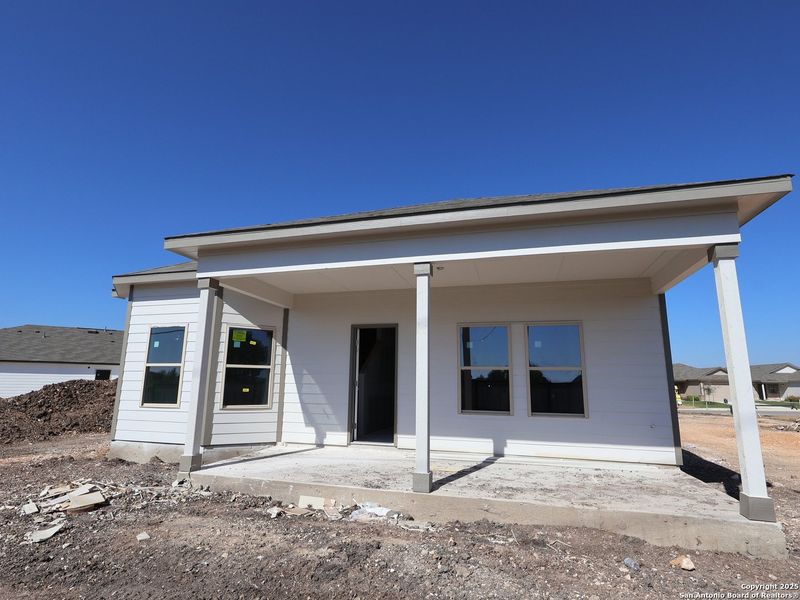 In-progress construction of a new home in Meadows at Clear Springs, New Braunfels, TX (Image 25). In-progress construction of a new home in Meadows at Clear Springs, New Braunfels, TX (Image 25).