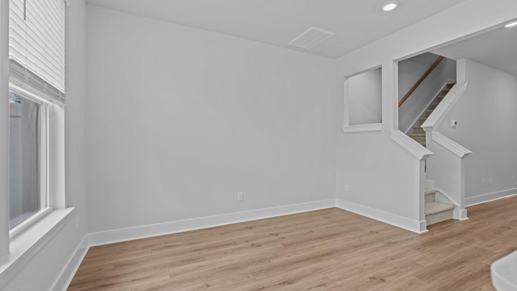 Memorable meals start in this exclusive dining space featuring elegant trim and natural light Memorable meals start in this exclusive dining space featuring elegant trim and natural light