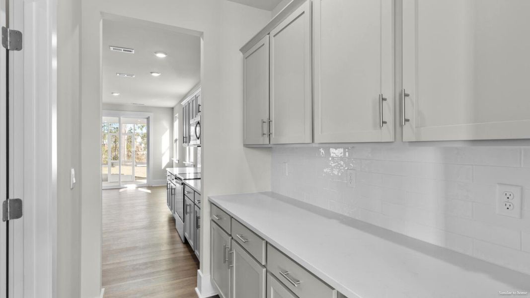 Furnished interior view inside a new home in The Haven at Indigo Preserve, Leland (Image 6).