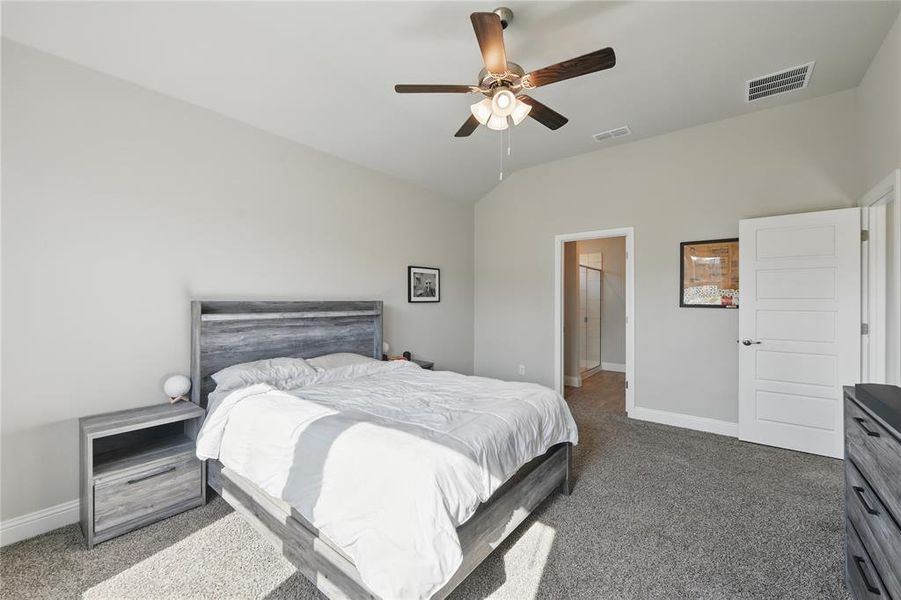 Furnished interior view inside a new home in , Denton (Image 29).