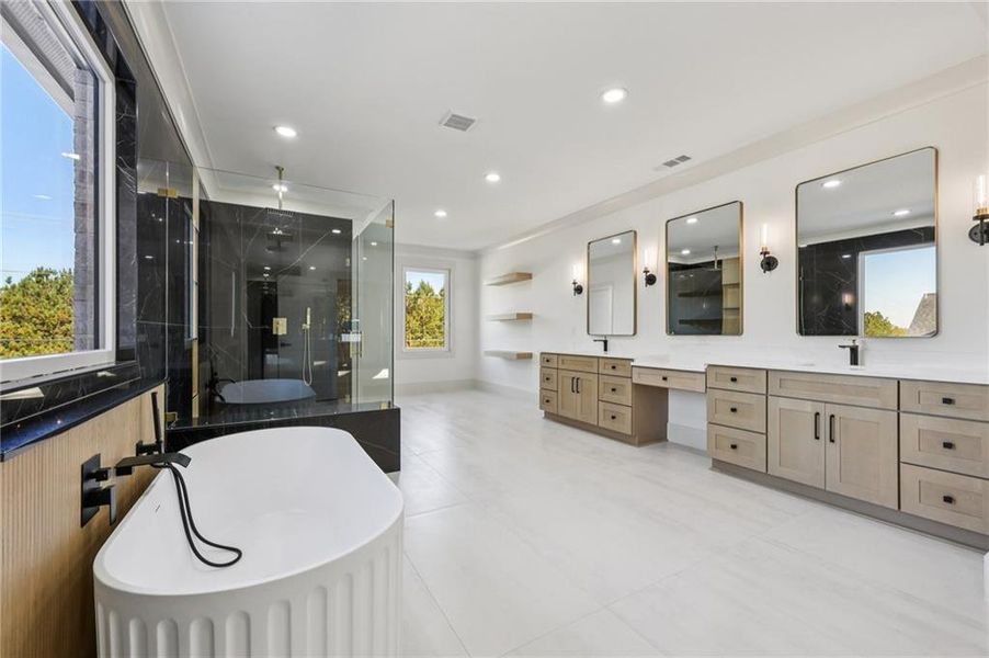 Furnished interior view inside a new home in , Dacula (Image 17).