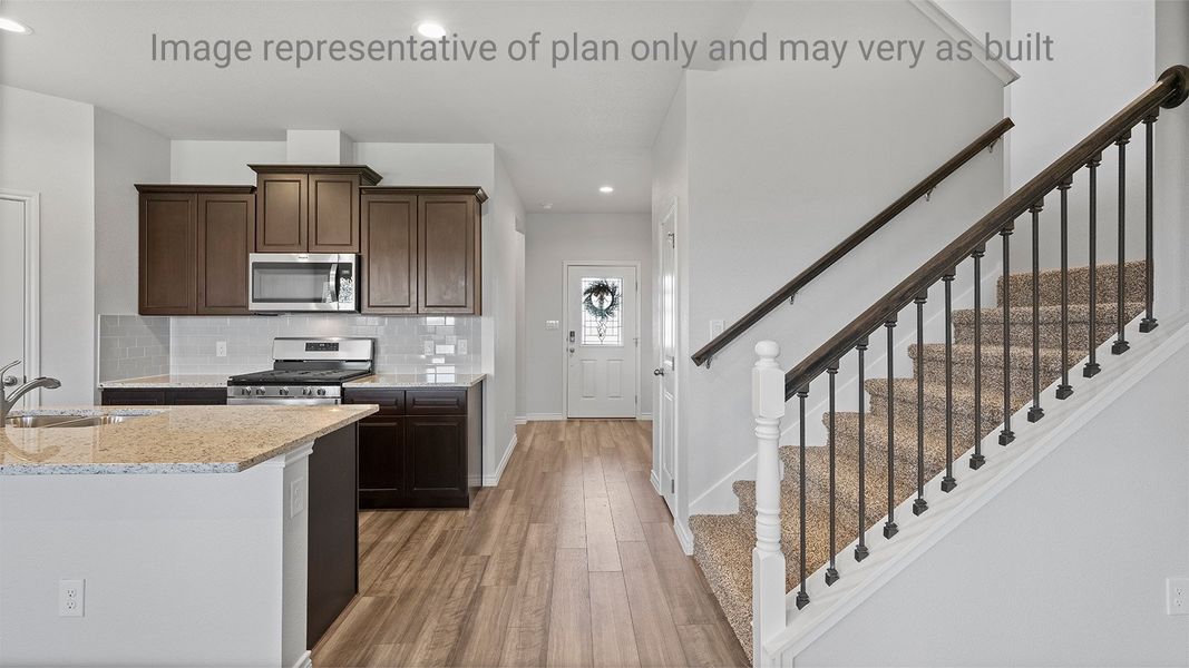 Furnished interior view inside a new home in Somerset at Sinton, Sinton (Image 5).