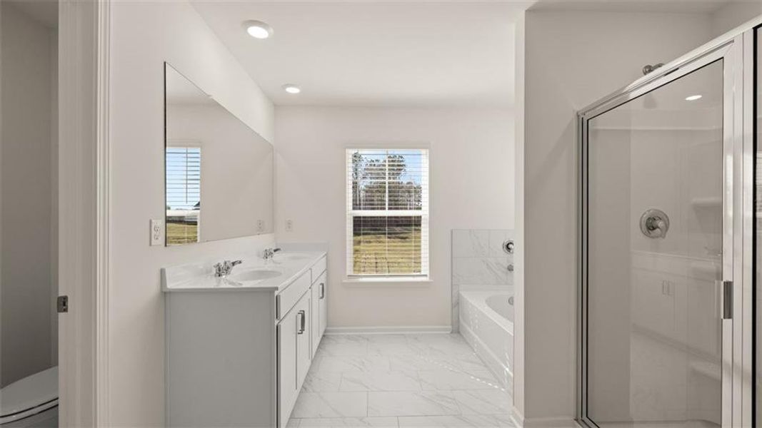 Furnished interior view inside a new home in Kingston Ranch at Lake Oconee, Buckhead (Image 12).