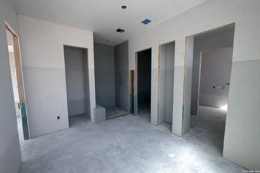 In-progress construction of a new home in Village at Three Oaks, Seguin, TX (Image 16).