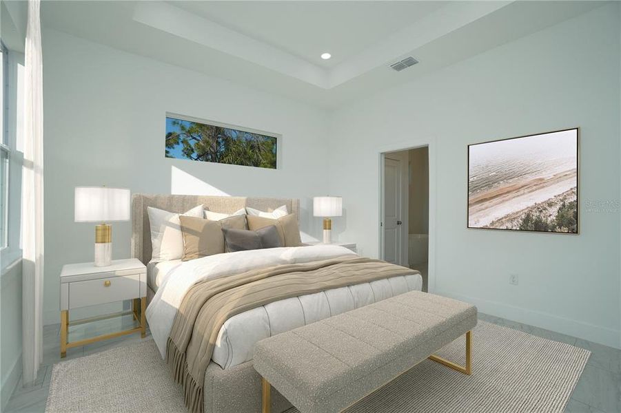 Furnished interior view inside a new home in , Placida (Image 7).