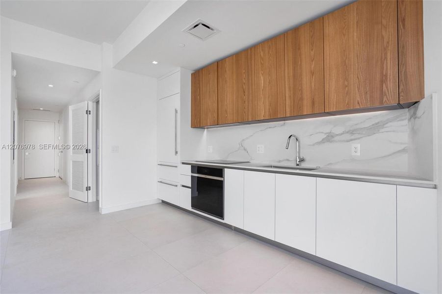 Furnished interior view inside a new home in , Miami (Image 10).