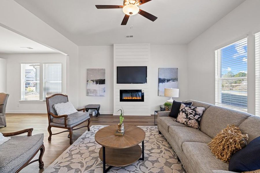 Furnished interior view inside a new home in Sutton's Landing, Statham (Image 18).