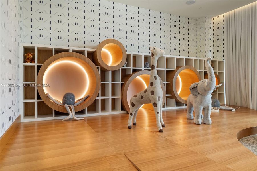 Furnished interior view inside a new home in , Miami (Image 36).