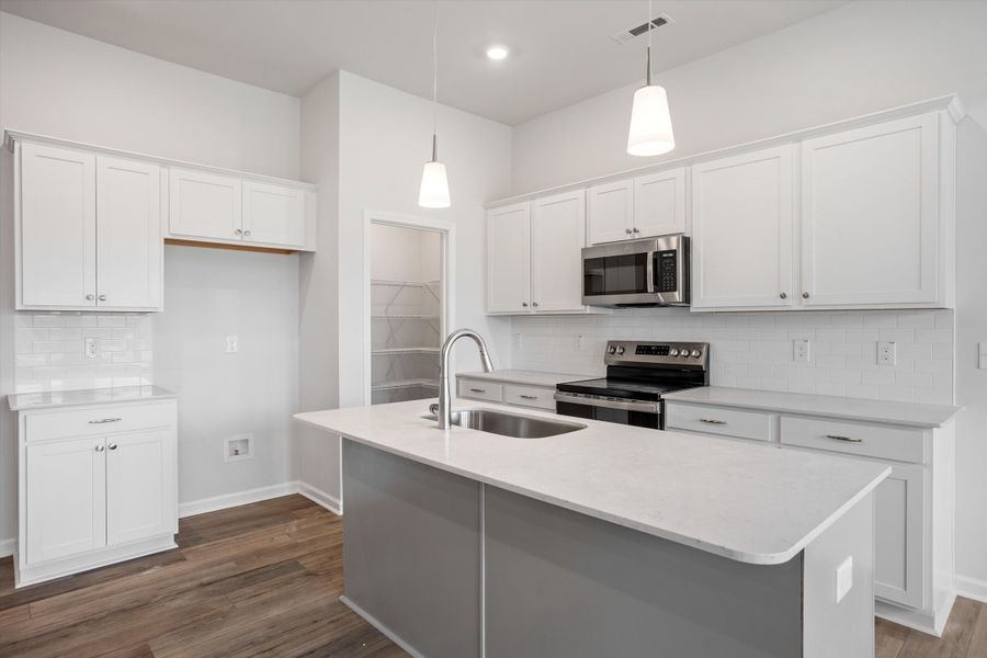 Furnished interior view inside a new home in Cambridge Reserve, Angier (Image 8).
