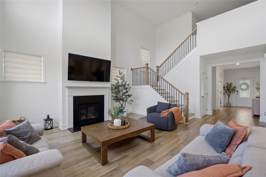 Furnished interior view inside a new home in , Dallas (Image 15).