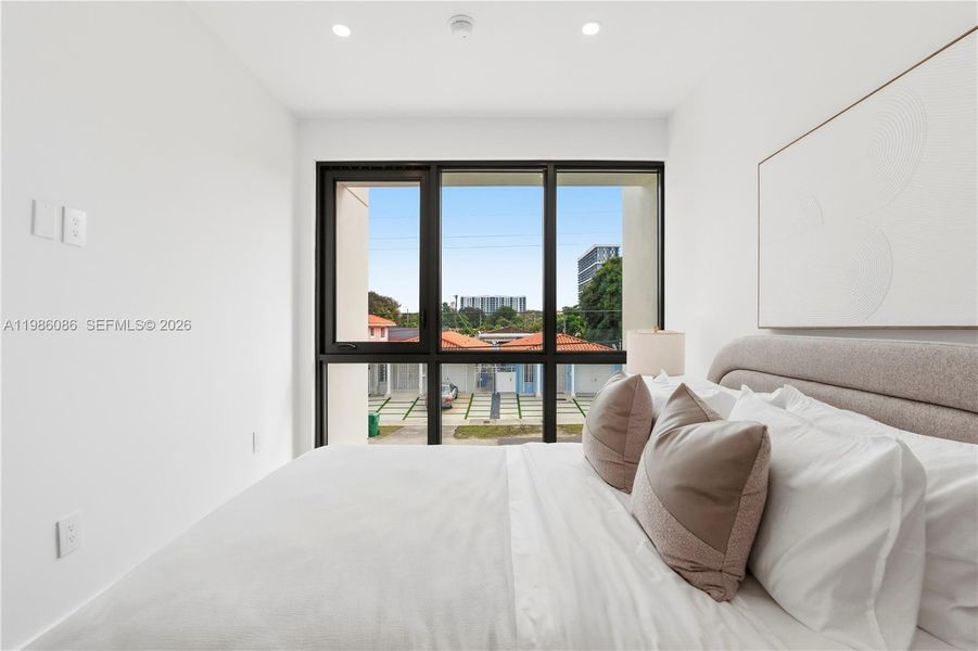 Furnished interior view inside a new home in , Miami (Image 46). Furnished interior view inside a new home in , Miami (Image 46).