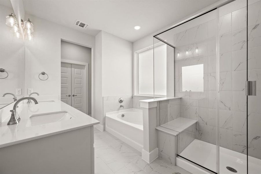 Furnished interior view inside a new home in Saddleback Estates, Boyd (Image 9).