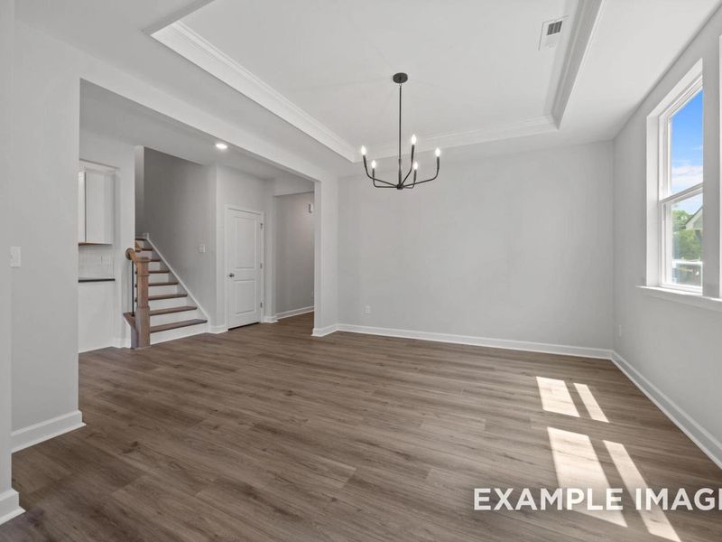 Spacious, unfurnished interior of a new home in Wendell Ridge, Wendell (Image 13).