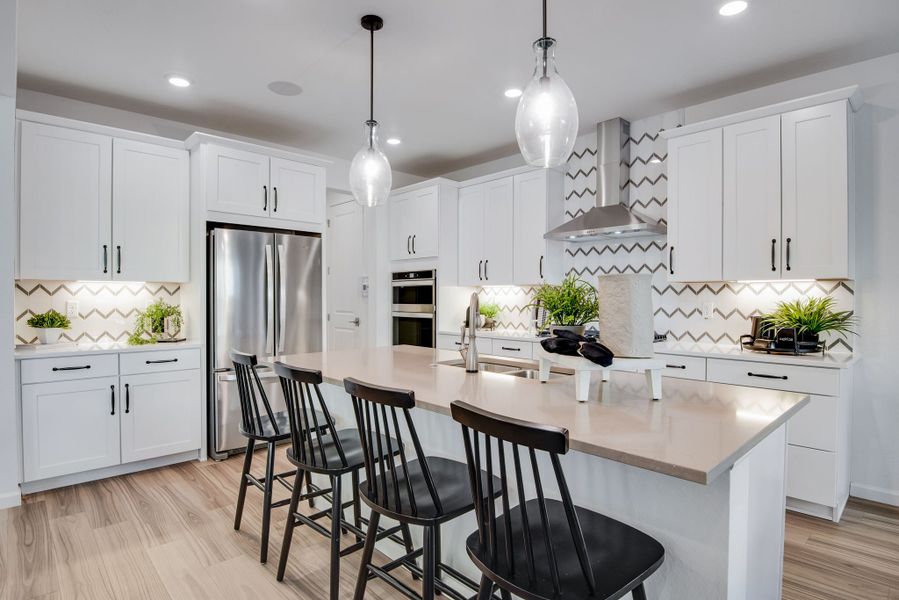 Furnished interior view inside a new home in Reunion, Commerce City (Image 28).
