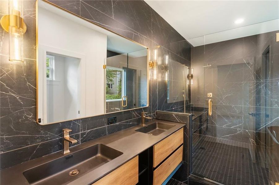 Furnished interior view inside a new home in , Snellville (Image 38). Furnished interior view inside a new home in , Snellville (Image 38).