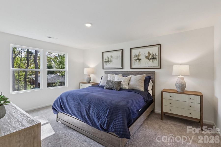 Furnished interior view inside a new home in Riverdale Hills, Spartanburg (Image 14). Furnished interior view inside a new home in Riverdale Hills, Spartanburg (Image 14).