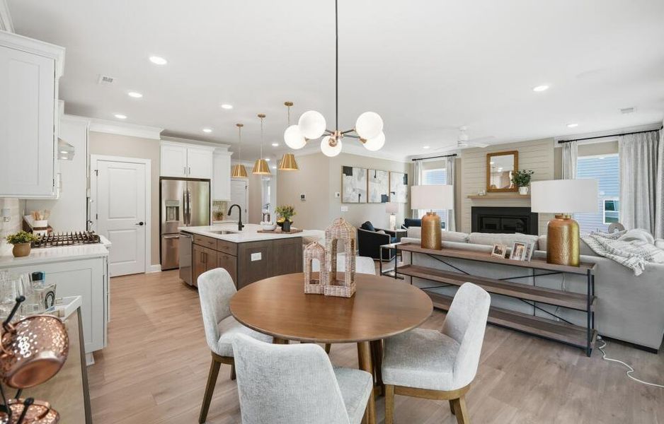 Representative furnished interior of a home built from the Clayton by Eastwood Homes in Bellevue, Greenville (Image 5).