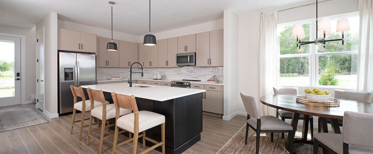 Representative furnished interior of a home built from the Taborfield by Ashton Woods in Ellington Classical, St. Cloud (Image 5).