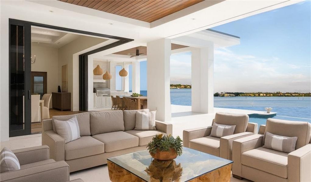 Exterior details and patio area of a home in , Sarasota (Image 4).