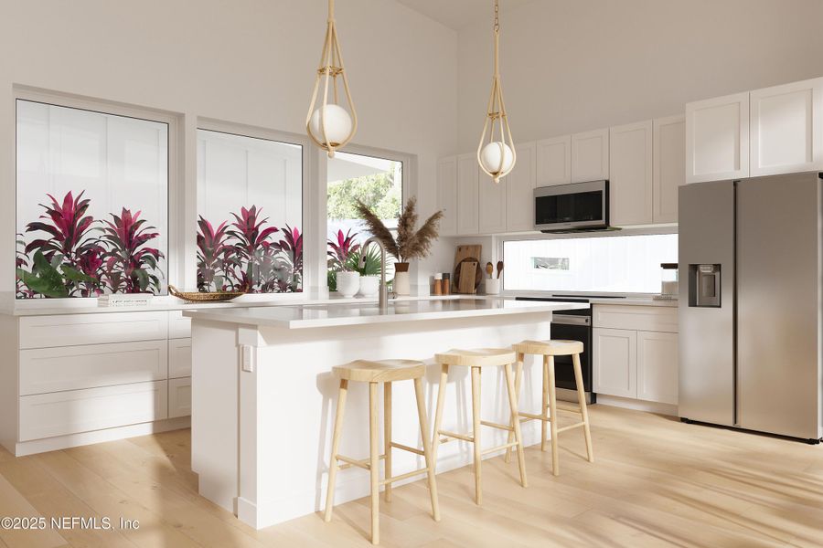 Furnished interior view inside a new home in , St. Augustine (Image 3).