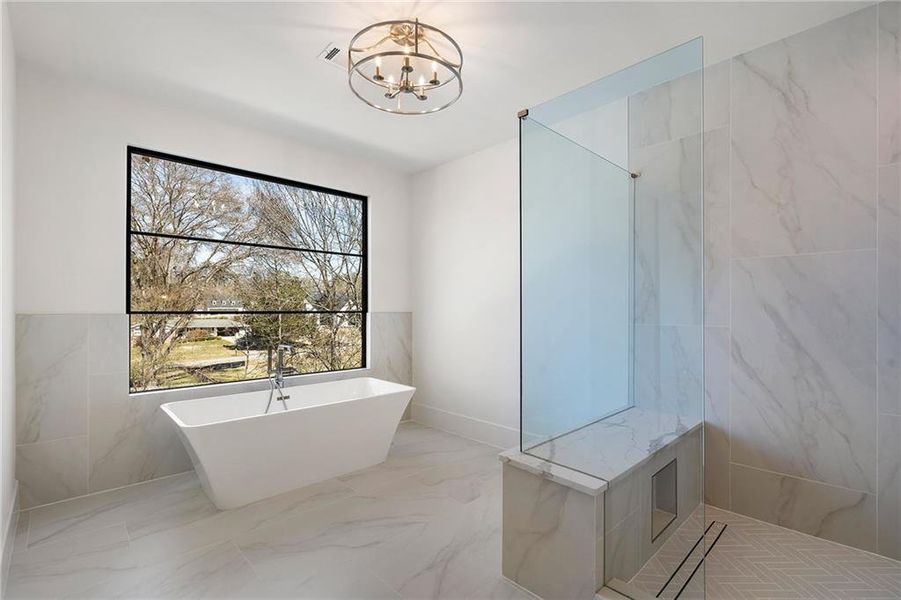 Furnished interior view inside a new home in , Alpharetta (Image 14).