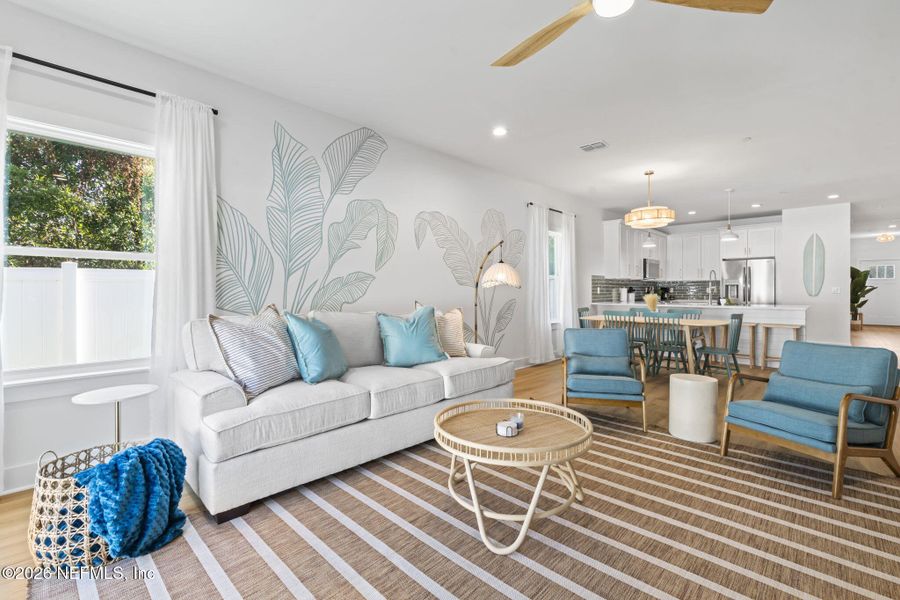 Furnished interior view inside a new home in , Jacksonville Beach (Image 16).